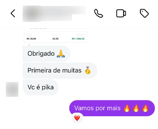 Prova social de membros do grupo
